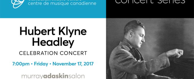 Hubert Klyne Headley Concert